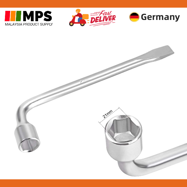 21mm Heavy Duty L Shape Socket Wrench Tyre Wrench Car Van Tyre Nut