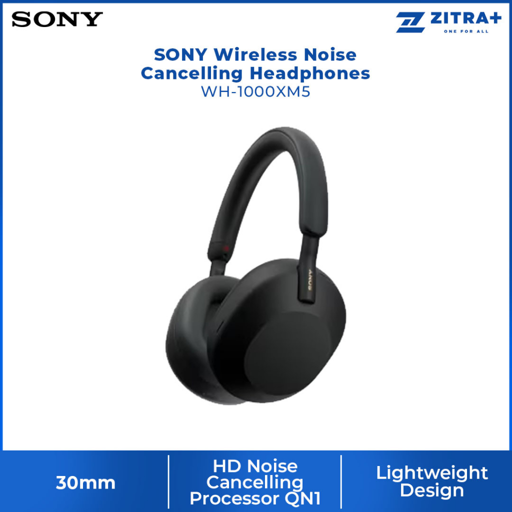 SONY Wireless Noise Cancelling Headphones WH1000XM5 USB Over Ear