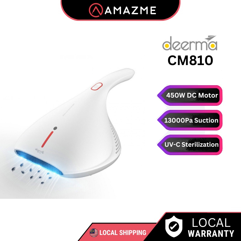 Deerma CM810 Dust Mite UV Vacuum Cleaner UVC Sterilization Corded Anti Dust Mite Shopee Malaysia