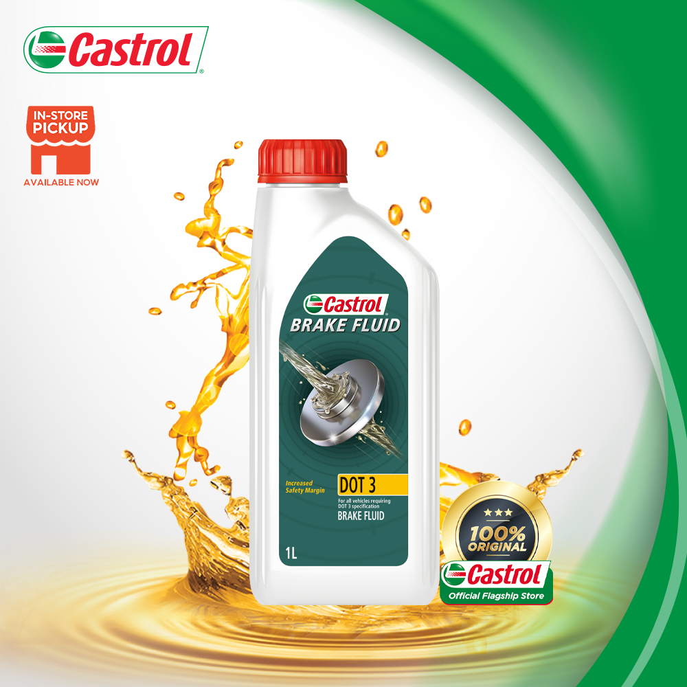 Castrol Brake Fluid DOT 3 Increased Safety Margin (1L) Shopee Malaysia