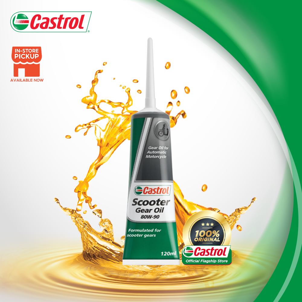 Castrol Scooter Gear Oil 80W90 (120ml) Shopee Malaysia