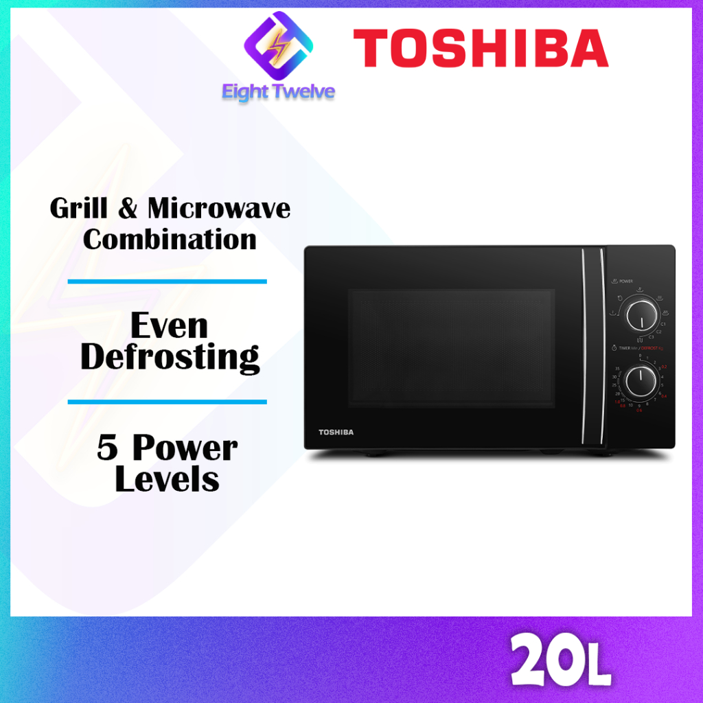 Toshiba 20L Microwave Oven With Grill & Microwave Combination MW