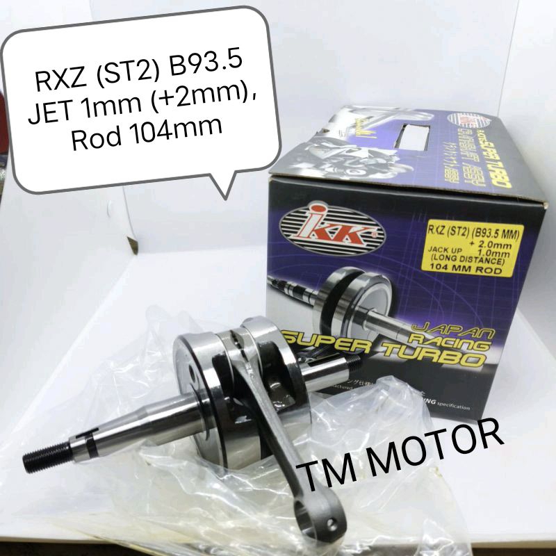 Ikk Racing crankshaft with connecting rod kit RXZ, ST2/ ST3/ ST7 (92.8 ...