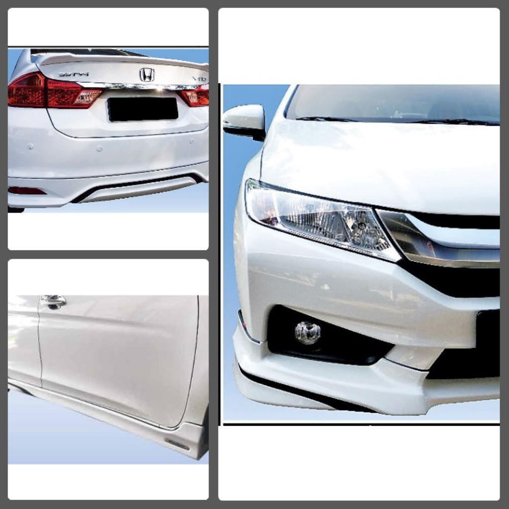Honda City 6th Generation 2014 Modulo Body Kit Fiber Ready Stock