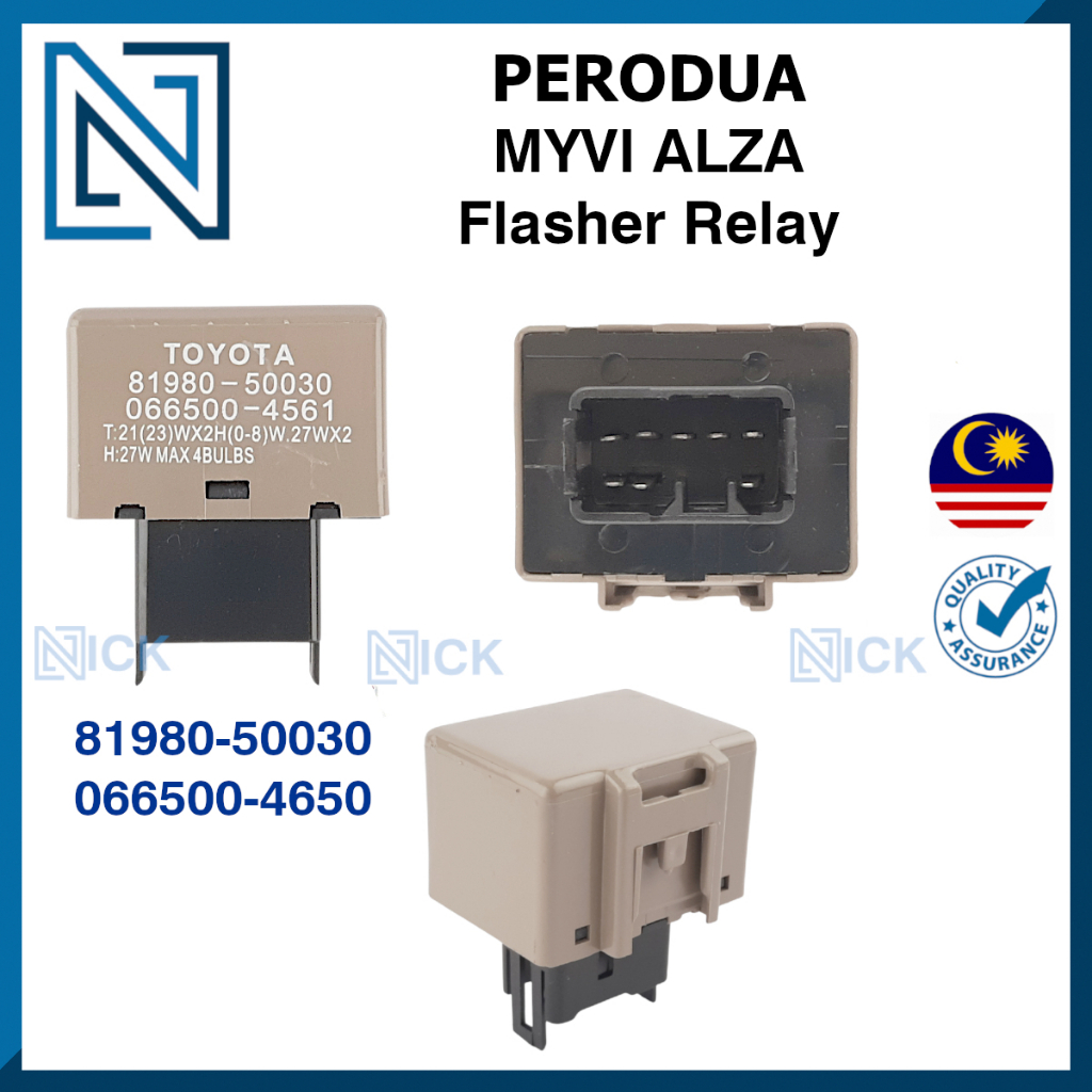 Perodua Myvi Alza 8 PIN Flasher Unit Signal Relay 8198050030
