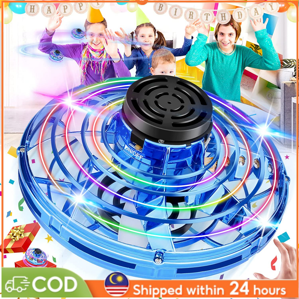 Flynova Flying UFO Toys Rotating Figet Spinner Toys Terbang mainan ...