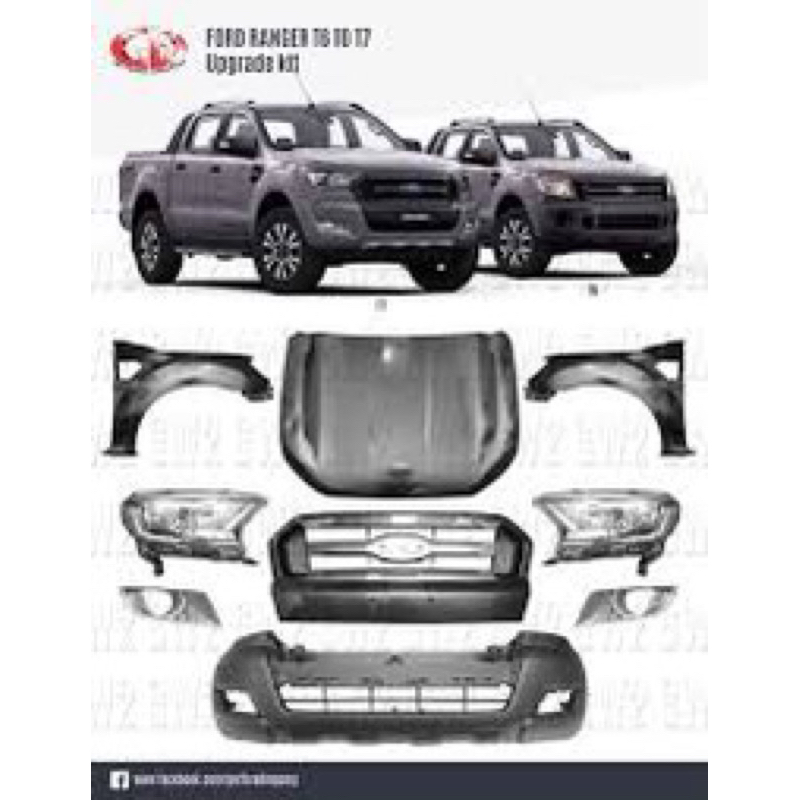 Ford Ranger T6 convert T8 conversion | Shopee Malaysia