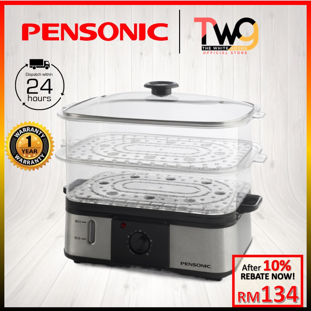 TRIO / Pensonic Electric Food Steamer TFS18 PSM162S 20L / 12L