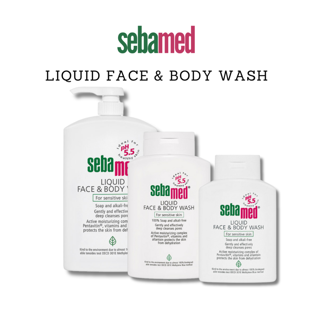 Sebamed Liquid Face And Body Wash For Sensitive Skin 200ml 500ml 1000ml Shopee Malaysia