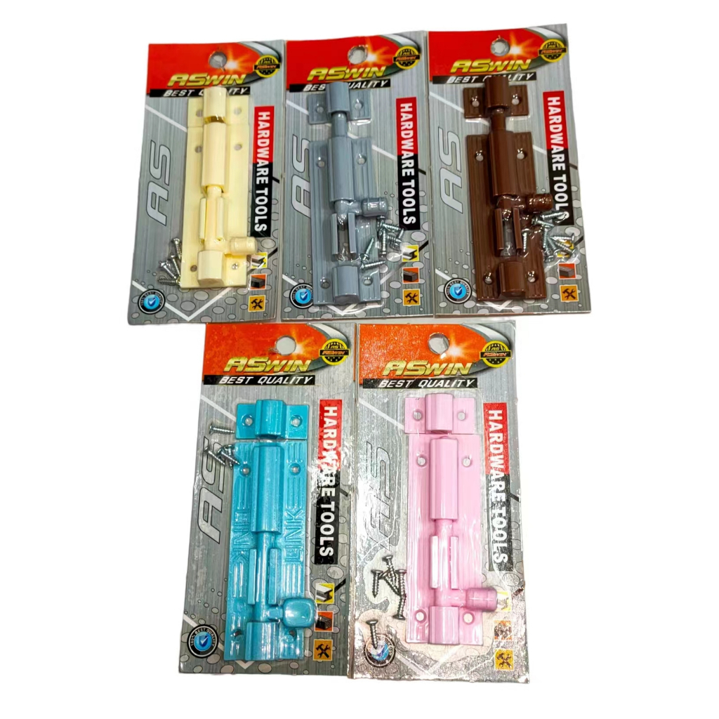 High Quality Plastic PVC Door Tower Bolt Slug Latch Shed Gate Toilet ...