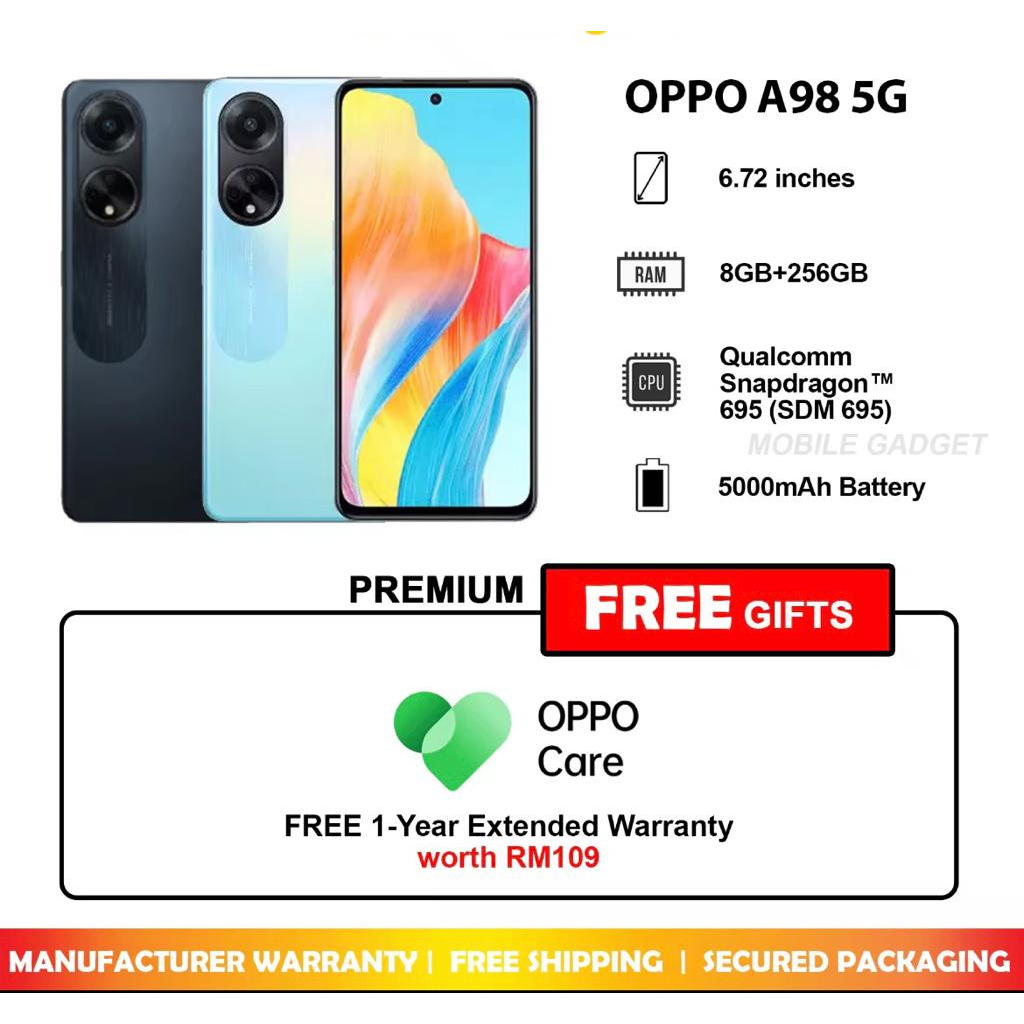 Used OPPO A98 5G 8GB+256GB | 67W SUPERVOOC | 120Hz Silky Smooth Large ...