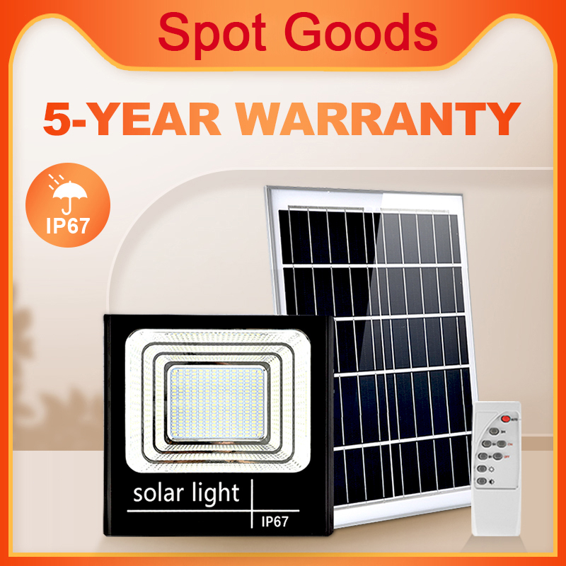 💡 Ready Stock 💡 Solar Water Proof 300w 400w Outdoor Led Solar Flood