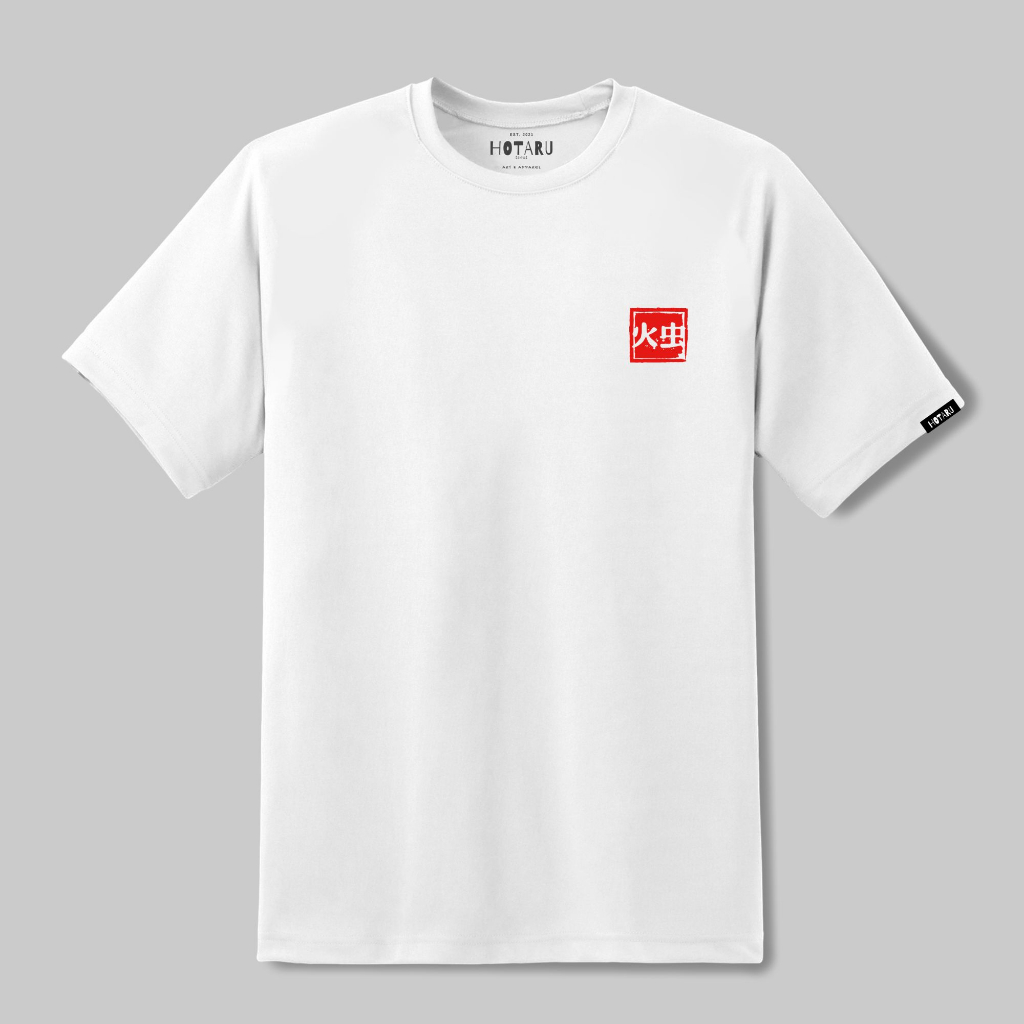 HOTARU Supreme Cotton Unisex 230gsm White Minimalist T shirt