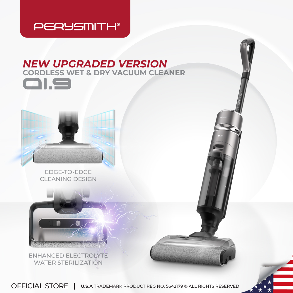 PerySmith Smart Cordless Wet & Dry Vacuum Cleaner Ai Series Ai9 Robot