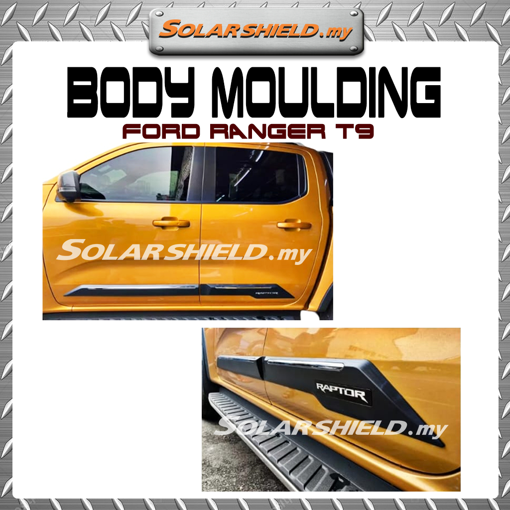 Ford Ranger T9, XL, XLT, Wildtrak Side Door Body Cladding Trim Guard