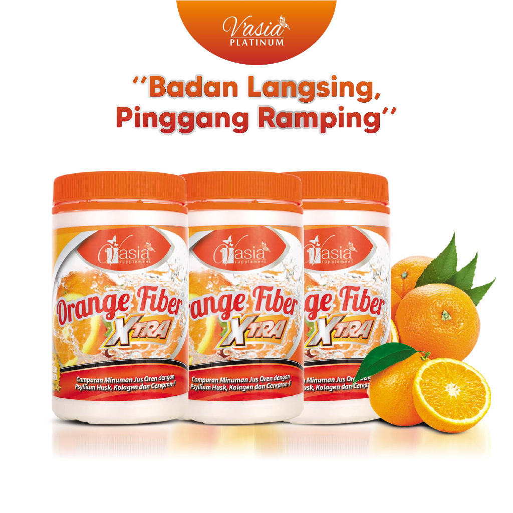 VASIA Orange Fiber Xtra Triple (3 Botol) Shopee Malaysia