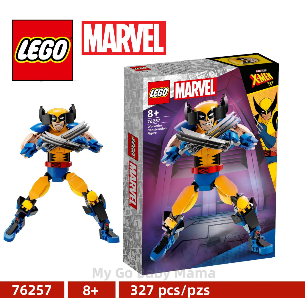 LEGO Marvel 76257 Wolverine Construction Figure ( 327 Pieces ) 8 years ...