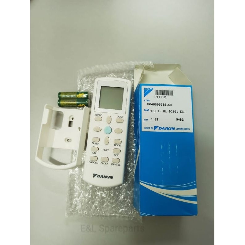 Daikin Aircond Remote Control Original c/w battery P/NoR04089038816A