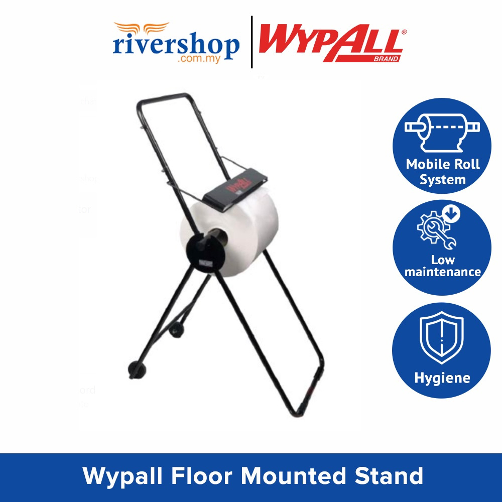 WYPALL Wiper Roll Stand Floor Mounted Stand 80585/ Metal Type Dispenser