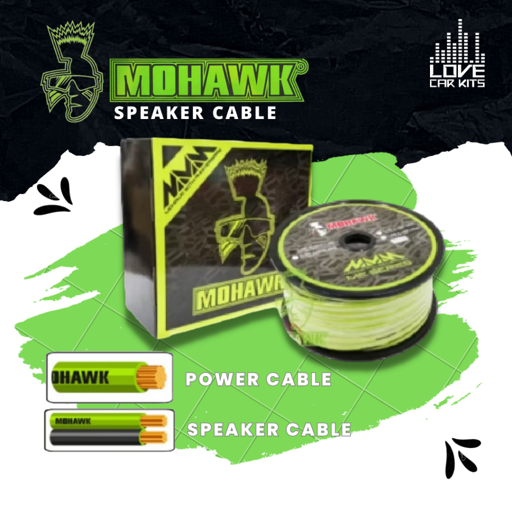 MOHAWK Audio Cable 100 Cooper Speaker Cable Power Cable Speaker Wire