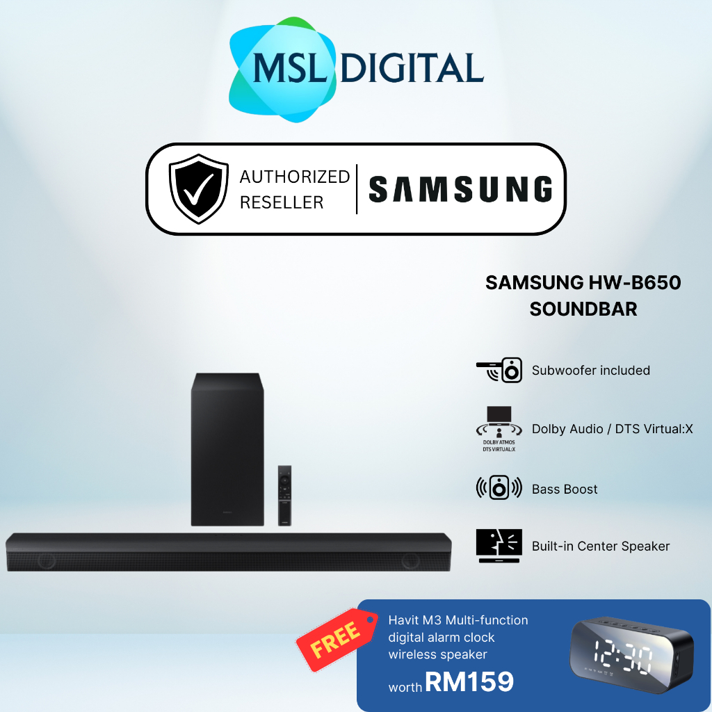 Samsung B650 Soundbar / Bass Boost / Surround Sound Expansion