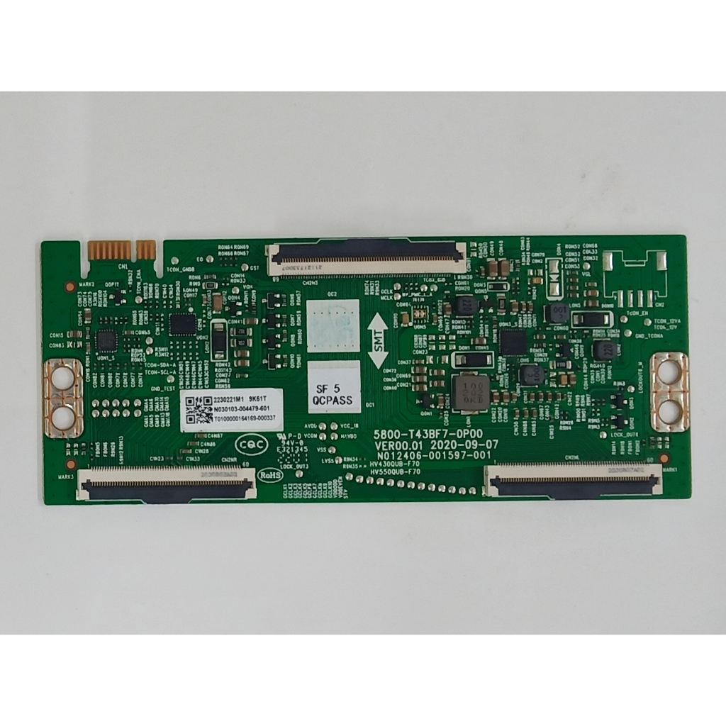 PANASONIC TH-43HX655K SPAREPART 5800-A9K51G-1P10 5800-T43BF7-0P00