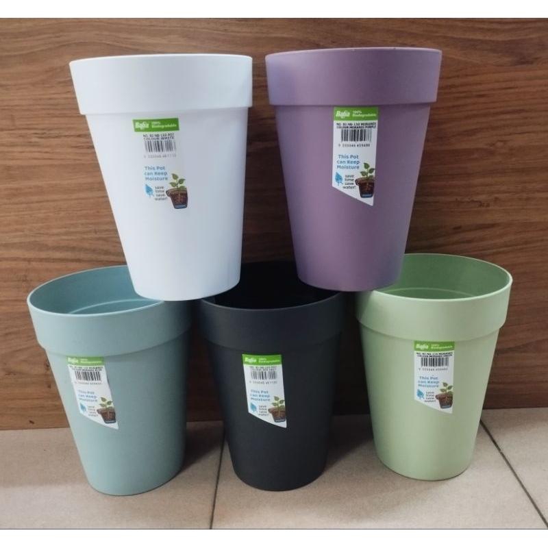 Baba BI-NB-150 Morandi Pot / Plastic Flower Pot🌸塑料花盆🌸Pasu Bunga Plastik ...