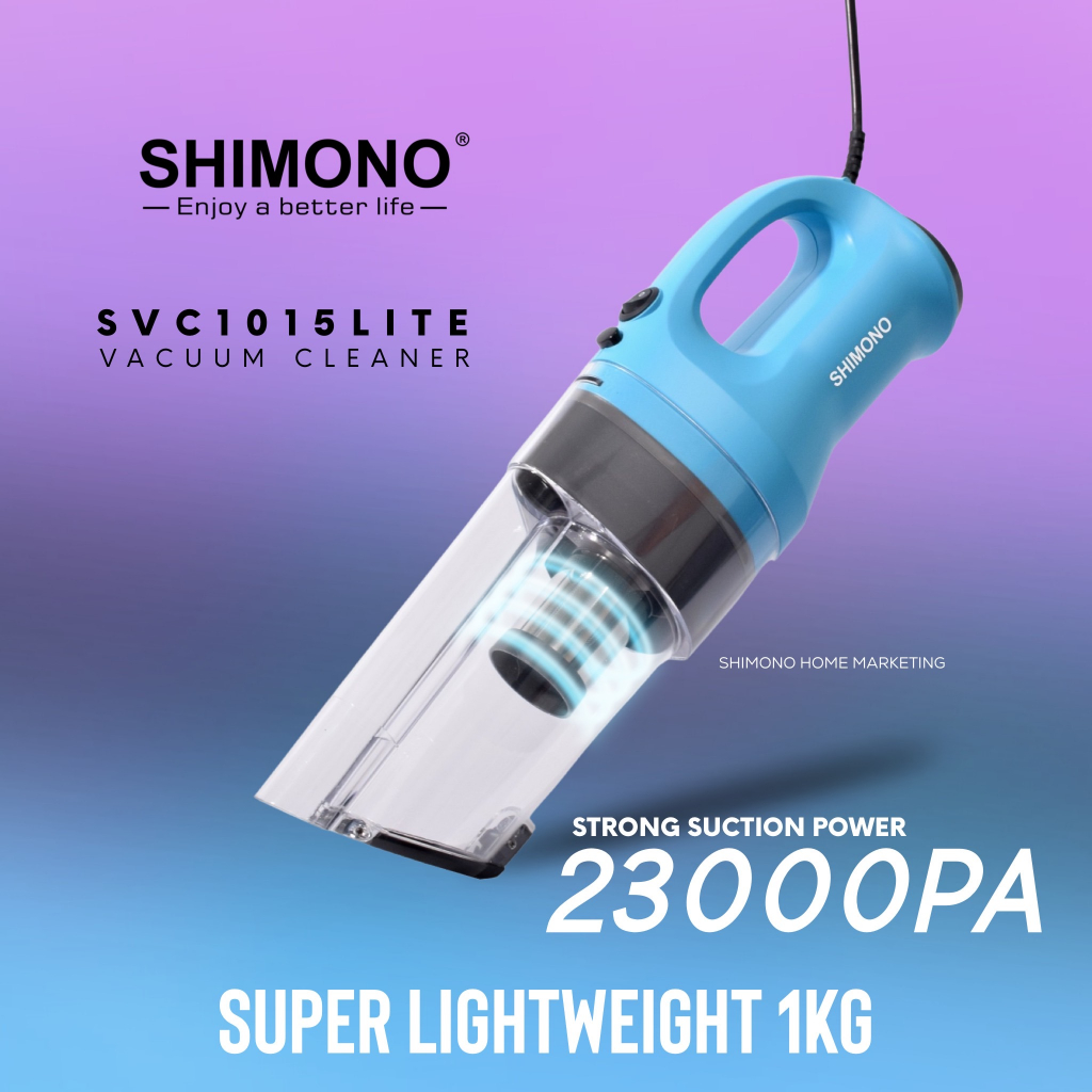 New SHIMONO HOME SVC1015 LITE VACUUM CLEANER /ANTI DUST MITE VACUUM