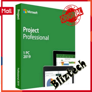 Microsoft Project Professional 2019 Retail Box (Digital Download) (Create Microsoft Own Account) ESD H30-05756