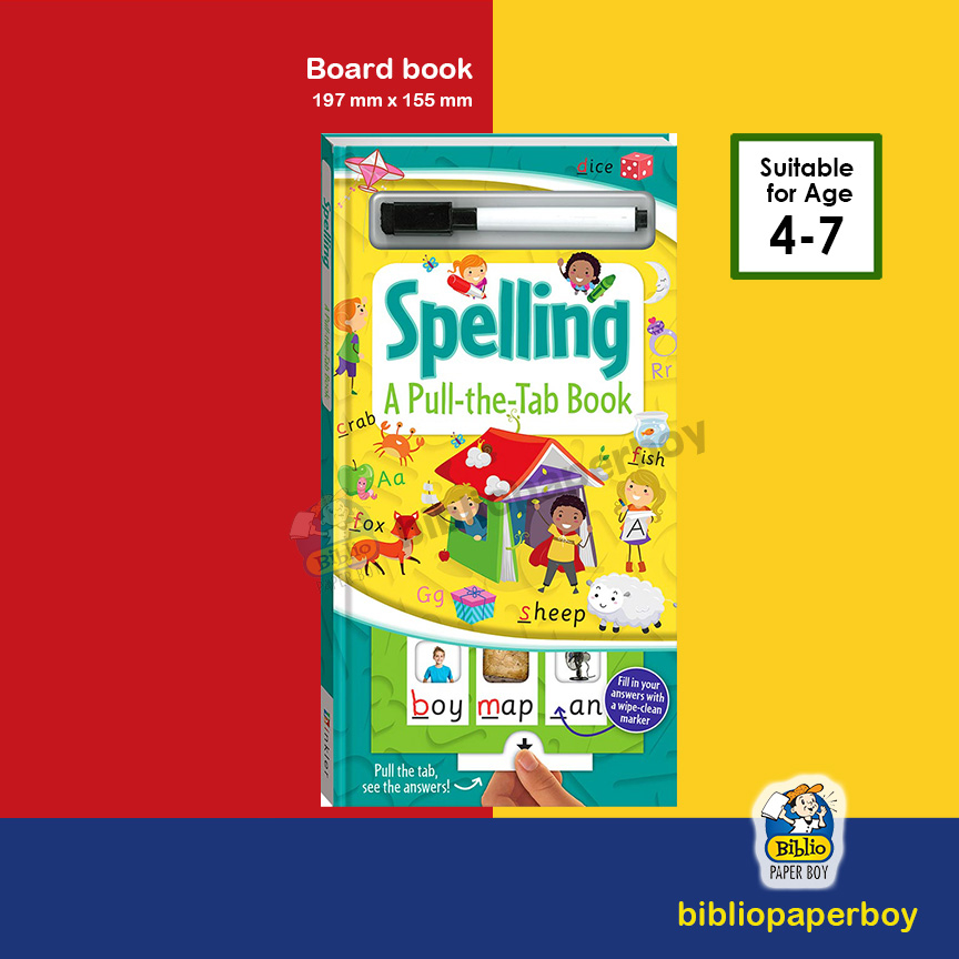 Spelling : A Pull the Tab Book | Shopee Malaysia
