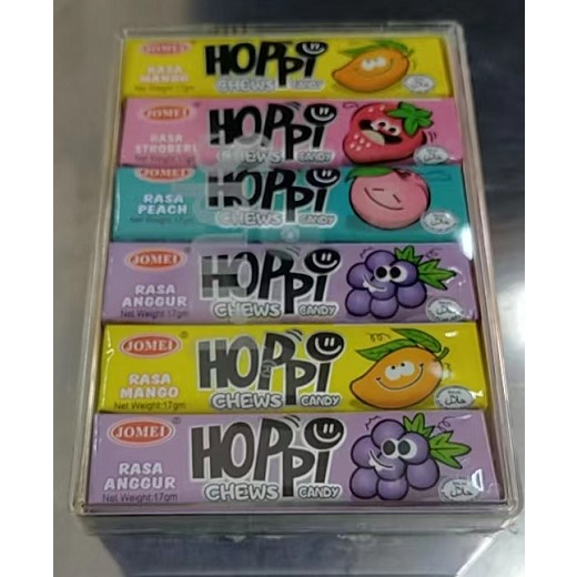 Hoppi Chews Candy Mix Flavor 30pcs (HALAL) | Shopee Malaysia