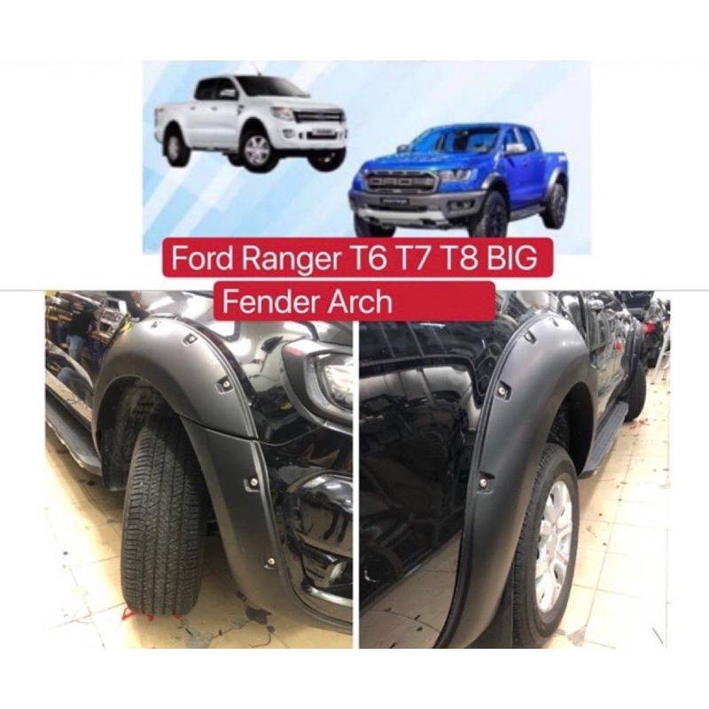 Ford Ranger T6 T7 T8 Fender Arch flare flares PP ranger fender arch pp