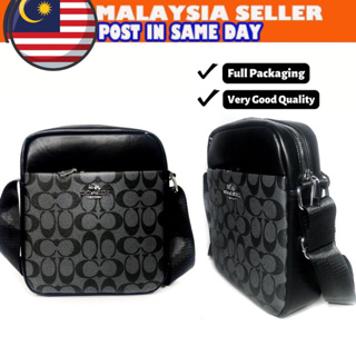 Coach Waist Bag Sling Bag Pouch Bag Men & Women Beg Coach Lelaki Raya Promo  2022 [LOCAL SELLER MALAYSIA]