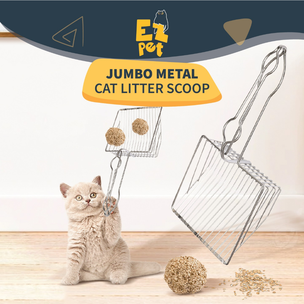 Metal cat pooper clearance scooper