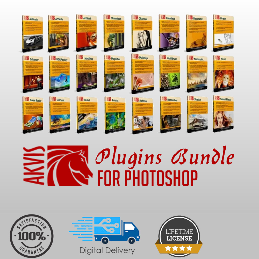 AKVIS Bundle 2023 with AI sets latest (win) plugin for PS/ standalone ...