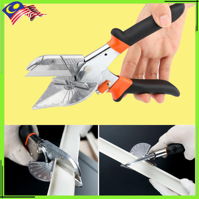 45 to 90 Degree Edge Angle Shear Scissors Miter Wire Slot Cutter Hand ...