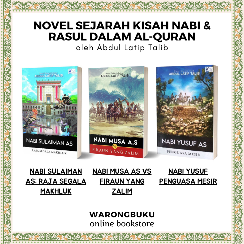 Abdul Latip Talib Kisah Nabi Dalam Al Quran Novel Sejarah Islam Novel Pak Latip