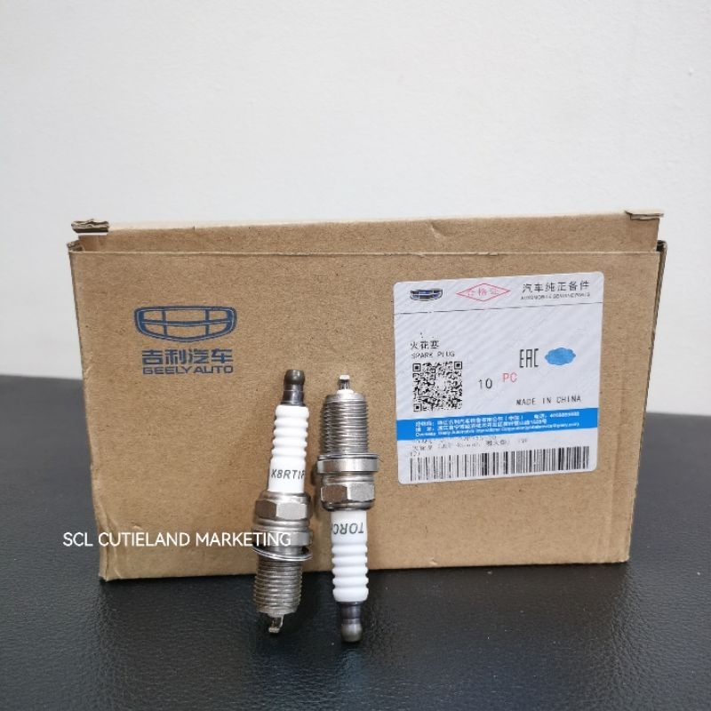 PROTON X70 SPARK PLUG 1SET 4PCS Original Geely Shopee Malaysia