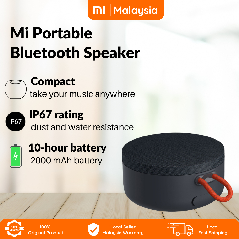 Xiaomi Mi Portable Bluetooth Speaker | Shopee Malaysia