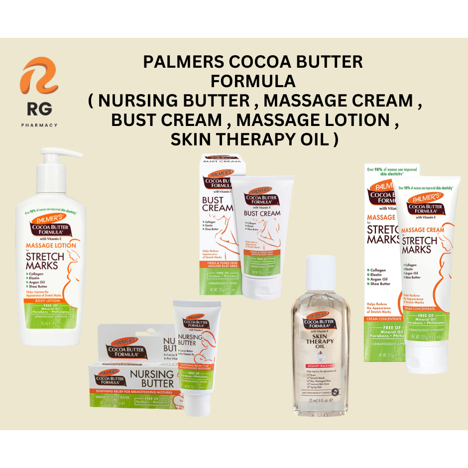 PALMERS COCOA BUTTER FORMULA ( NURSING BUTTER , MASSAGE CREAM , BUST