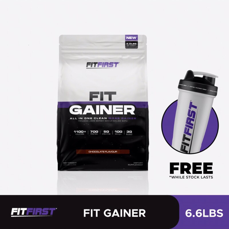 FIT FIRST GAINER (3kg)- Mass gainer +Menaikkan Otot/Berat+Bina Otot ...