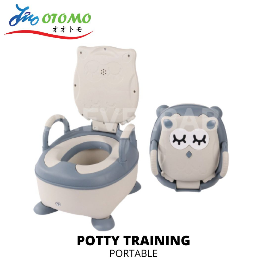 Otomo QT-8099 Owl Design Potty Portable Kids Toilet Seat Baby Bowl ...