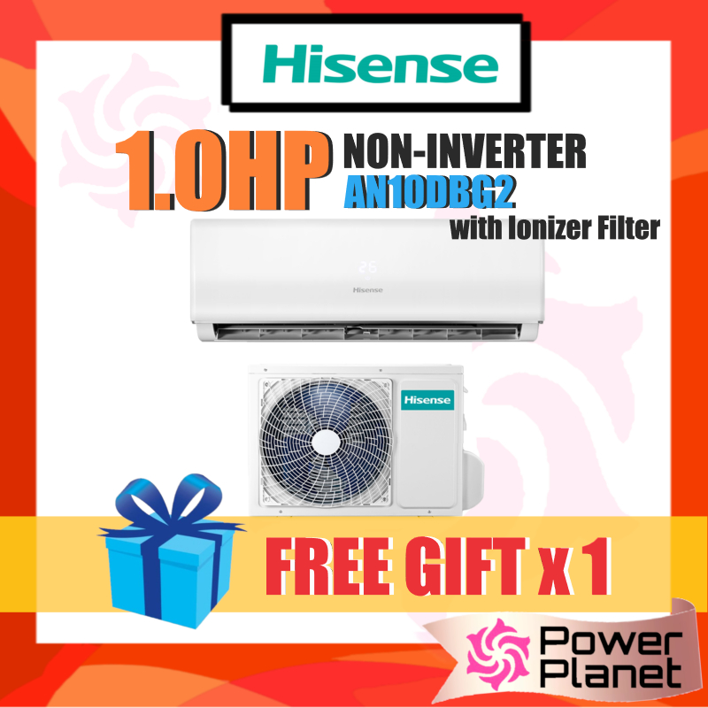 Hisense Air Cond An10dbg2 1hp Air Conditioner R32 10hp An10dbg With Ionizer Filter 3733