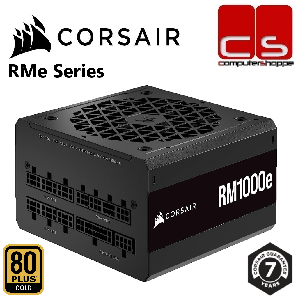 Corsair RMe Series Fully Modular Low-Noise ATX 3.0 Power Supply ...