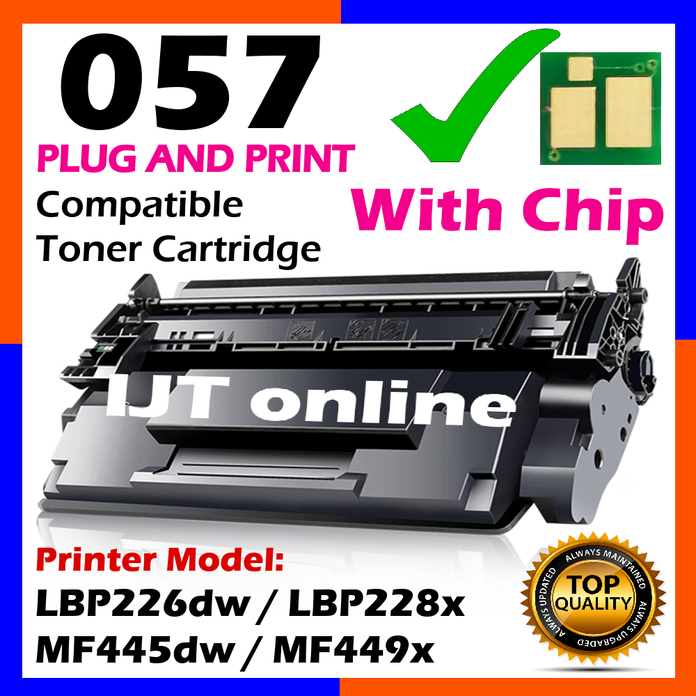 Compatible Canon 057 057H ( WITH CHIP ) HIGH YIELD Toner for LBP226dw ...