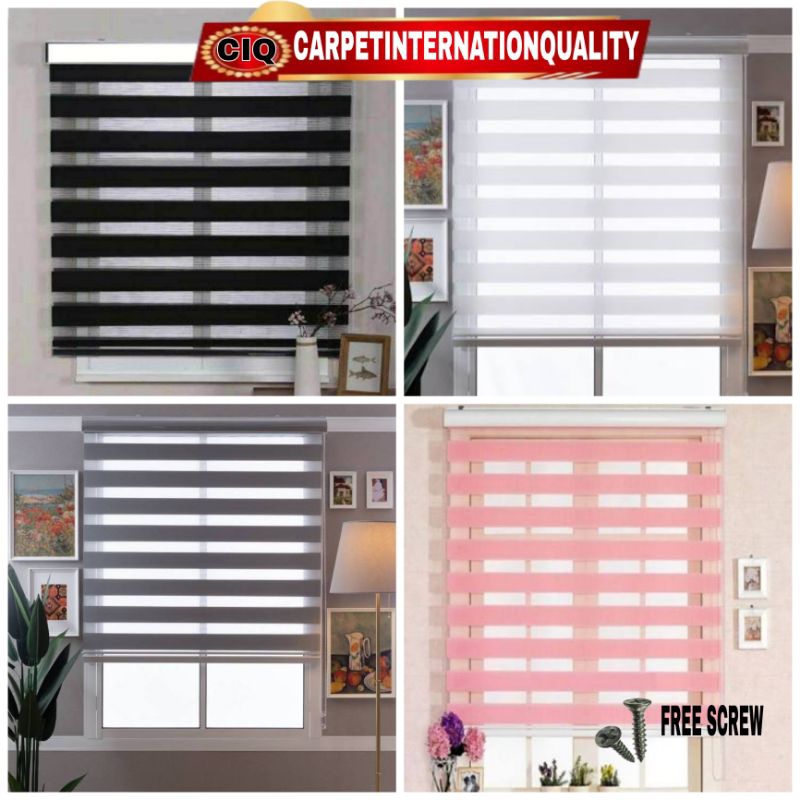 BIDAI TINGKAP MODERN WINDOW | ROLLER ZEBRA BLIND CURTAIN BLINDS TIRAI ...