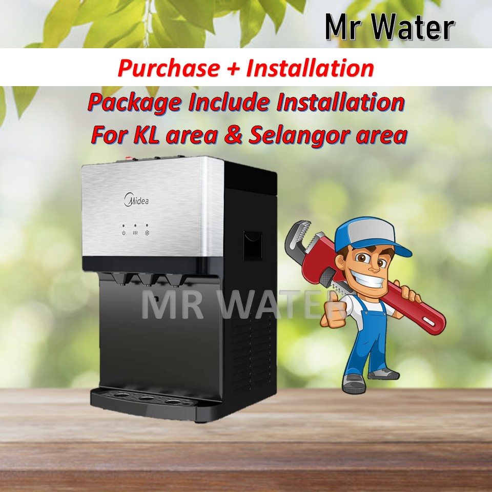 Midea Mild Alkaline Water Dispenser Hot Normal Cold Model 1630 With 4