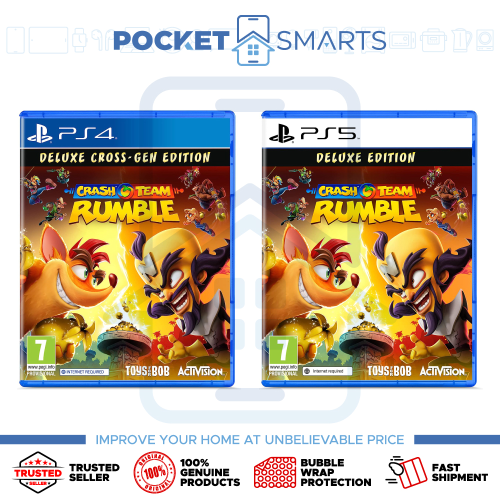 [PS4/PS5] Crash Team Rumble - Deluxe Edition for PlayStation 4 ...