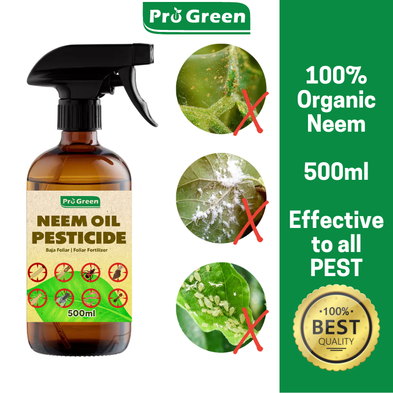 PROGREEN Neem Oil Pesticide / Pest Control / Anti Serangga Organik ...