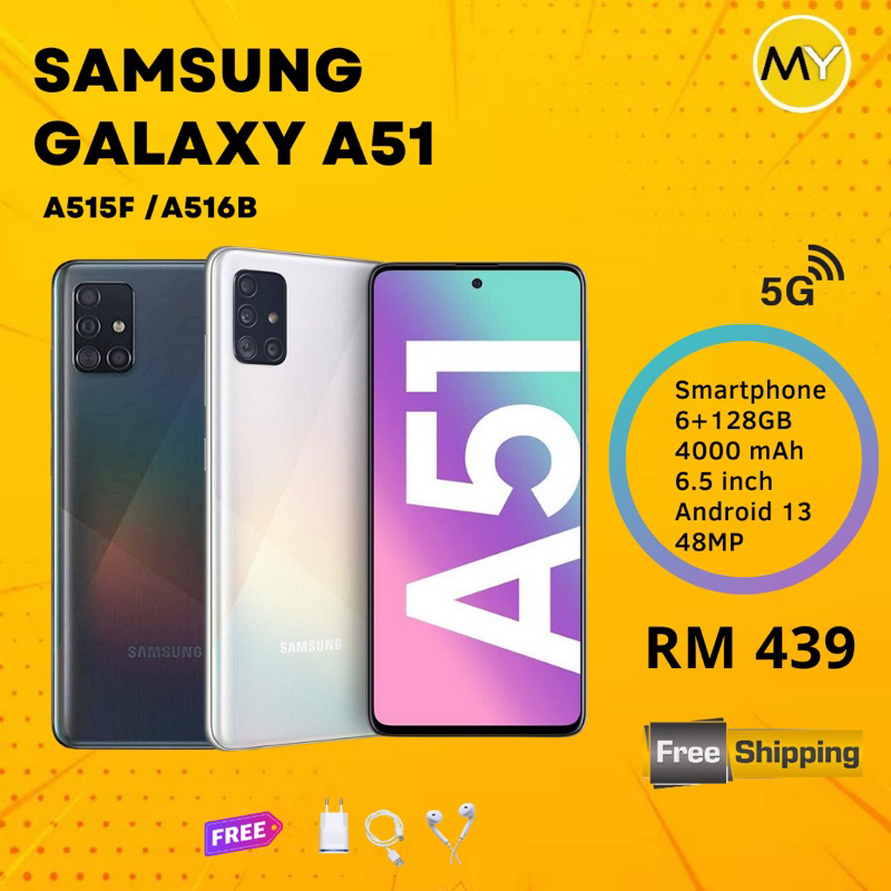 Samsung Galaxy A51 6+128GB (A515F / A516B) 100 Original Parts & LCD